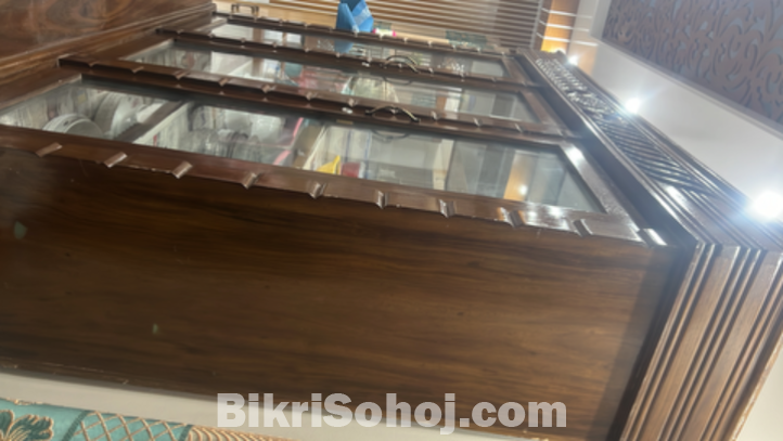 authentic wood showcase used